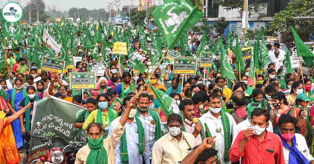 Amaravati farmers' protest reaches 1500th day