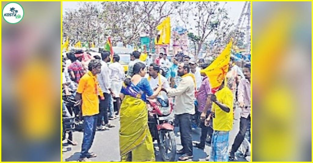 TDP leaders who abused the BC woman MP candidate